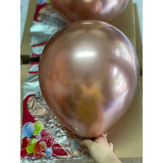 Bong bóng siêu nhũ size 10in (bì 50 cái)