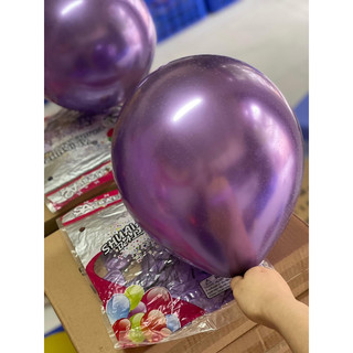 Bong bóng siêu nhũ size 10in (bì 50 cái)