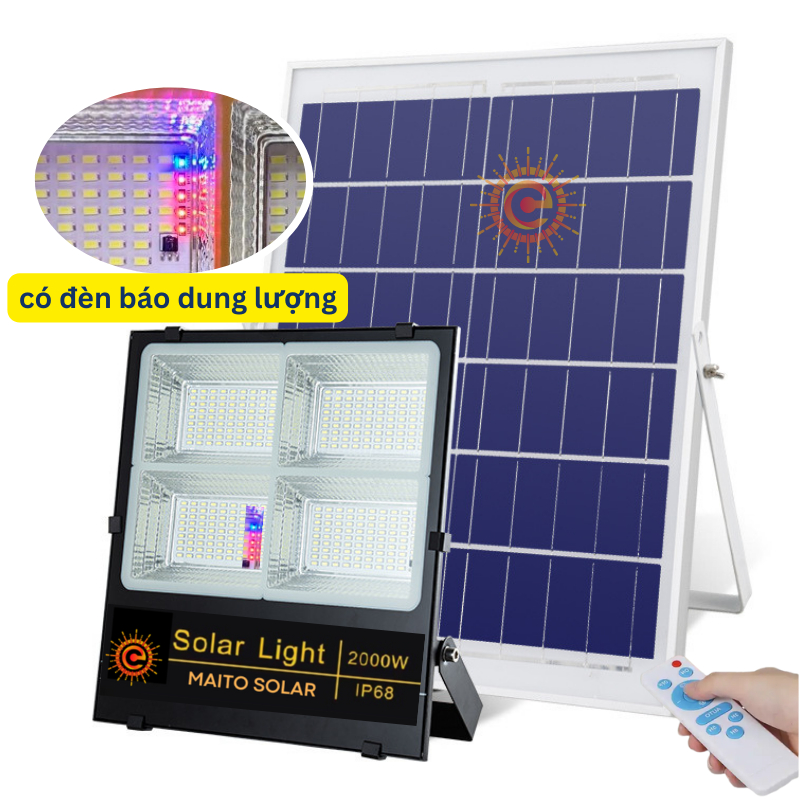 Đèn Pha Năng Lượng Mặt Trời, Chống Nước Ngoài Trời Siêu Sáng, Đèn Năng Lượng Mặt Trời Siêu Sáng