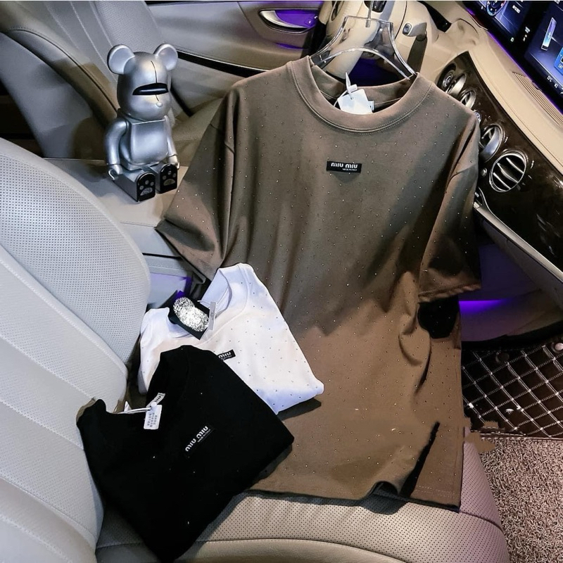 Áo Phông Tag Miu Đính Full Đá Hàng Loại 1