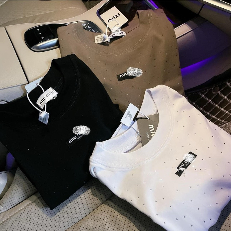 Áo Phông Tag Miu Đính Full Đá Hàng Loại 1