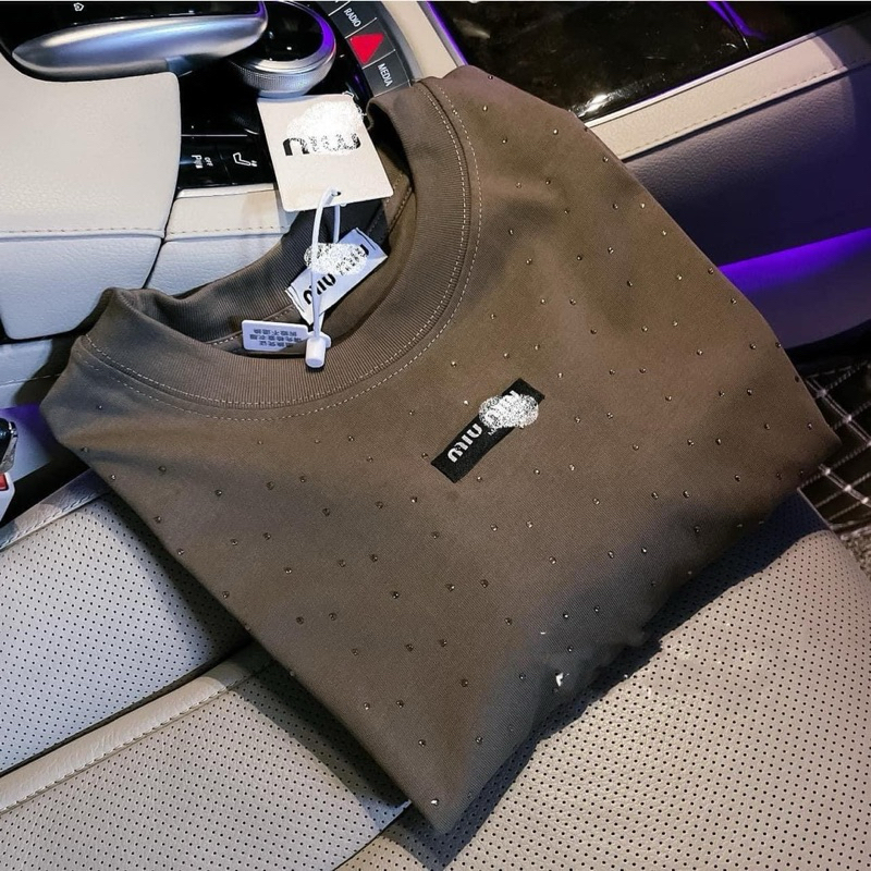 Áo Phông Tag Miu Đính Full Đá Hàng Loại 1