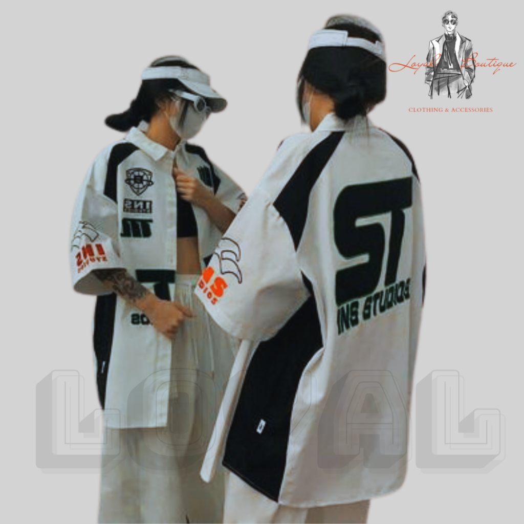 Áo Sơ Mi Ngắn Tay LOYAL ST Streetstyle Cực Cool Phong Cách Ulzzang Cá Tính Trẻ Trung