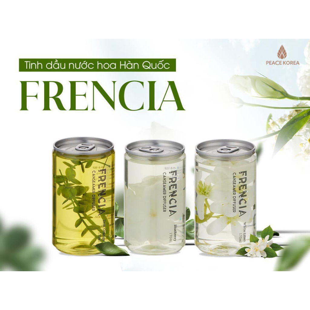 Lon Bia Tinh Dầu Thơm Frencia Chính Hãng Hàn Quốc | Xù Korea