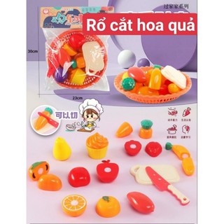 Đồ chơi cắt hoa quả bằng nhựa cao cấp cho bé