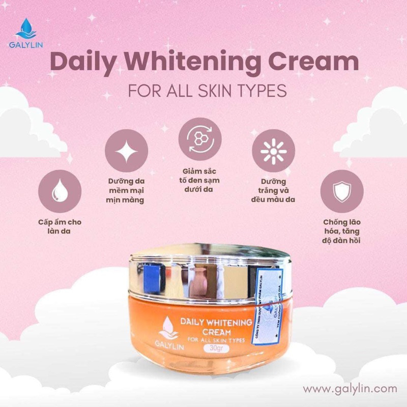 KEM DƯỠNG TRẮNG COLLAGEN GALYLIN