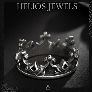 Nhẫn Bạc S925 Crown Lotus Ring Helios Silver Original
