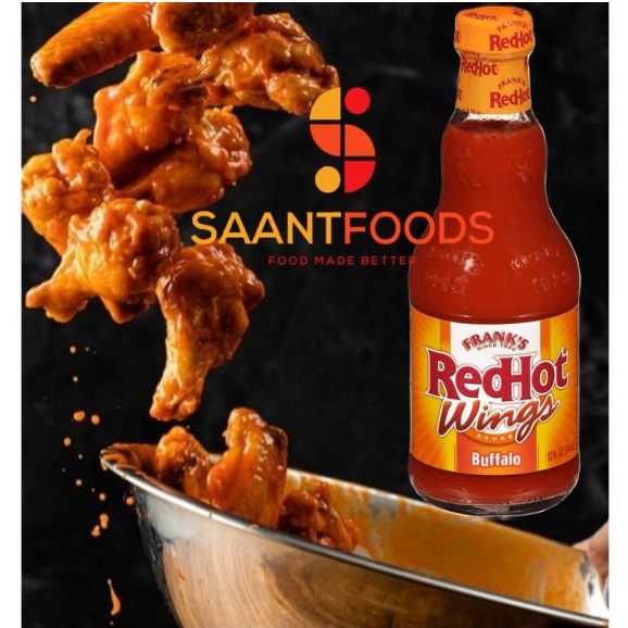 Sốt ớt Frank Red Hot Buffalo / Cayenne pepper sauce - 354 ml