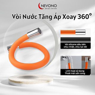 Vòi nước tăng áp xoay 360 độ thông minh được giúp nối dài vòi nước làm từ silicon siêu bền