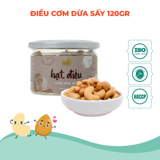 Hạt điều A Cồ vị cơm dừa sấy Bình Phước Faminuts 120 gr