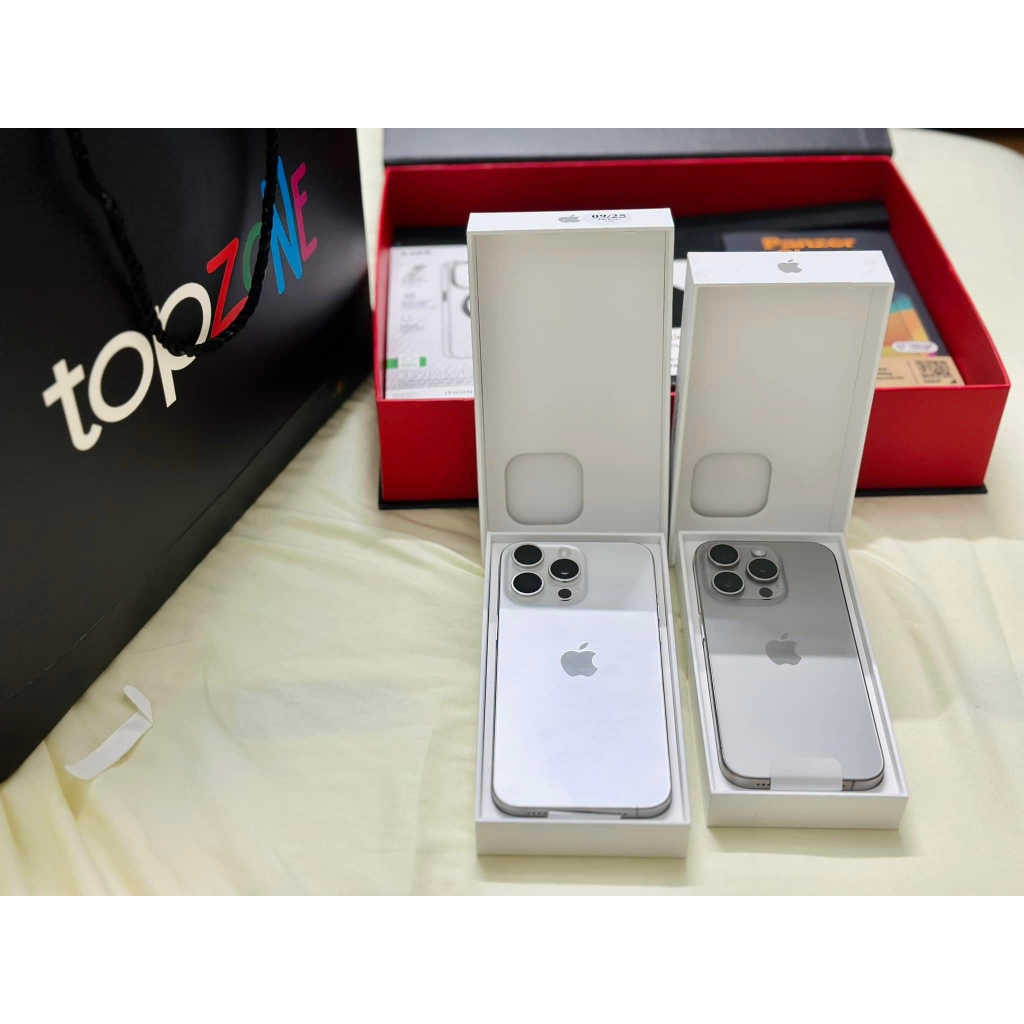 Sẵn máy 15 Prm màu titan | blue dung lượng 256gb