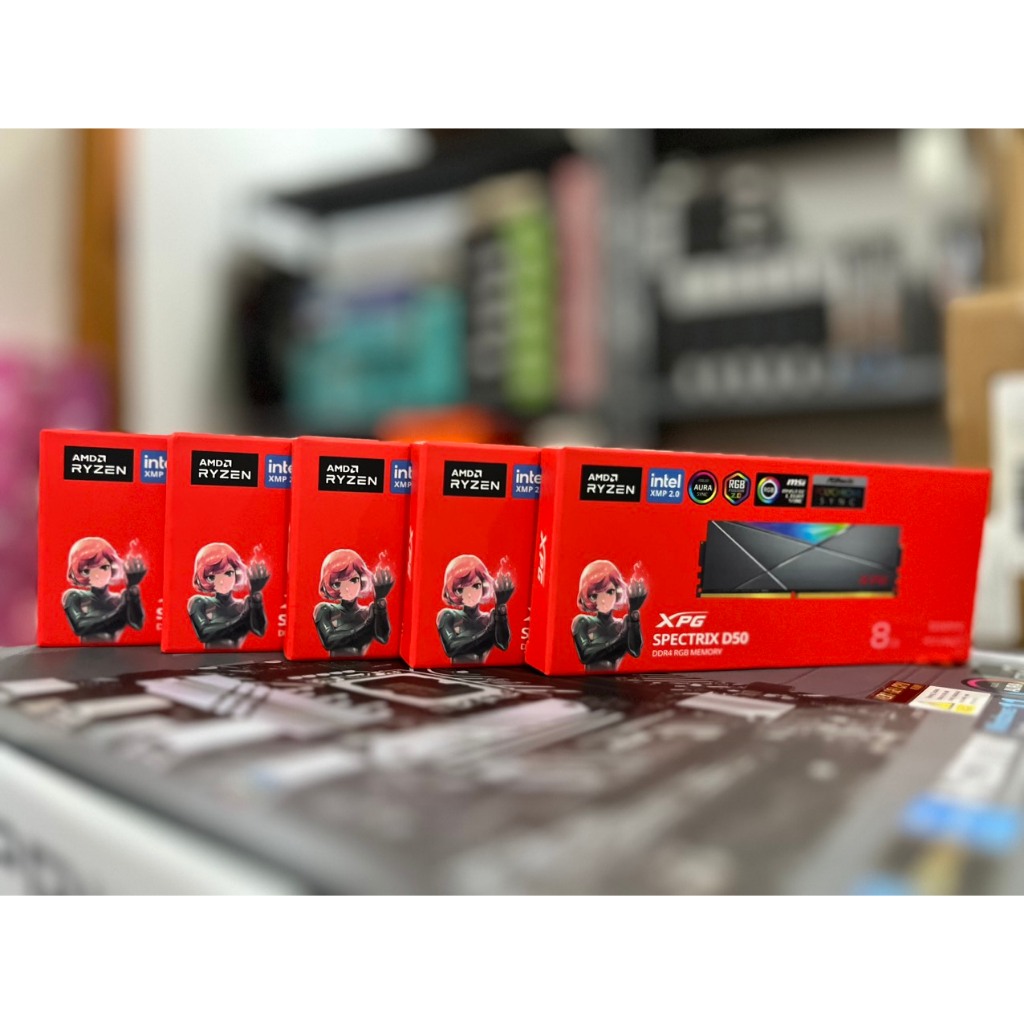Combo Ram ADATA XPG D50 8G/16G Bus 3200 LED RGB - New - Chính Hãng - BH 60 Tháng