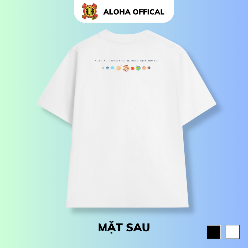 Áo thun nam nữ Aloha A004 Universel Unisex vải thun cotton co giãn tốt