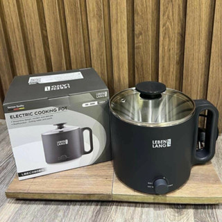  Nồi lẩu mini lebenlang LBE0808 Ca nấu mì lẩu điện đa năng - Hàng chính hãng bảo hành 24 tháng 