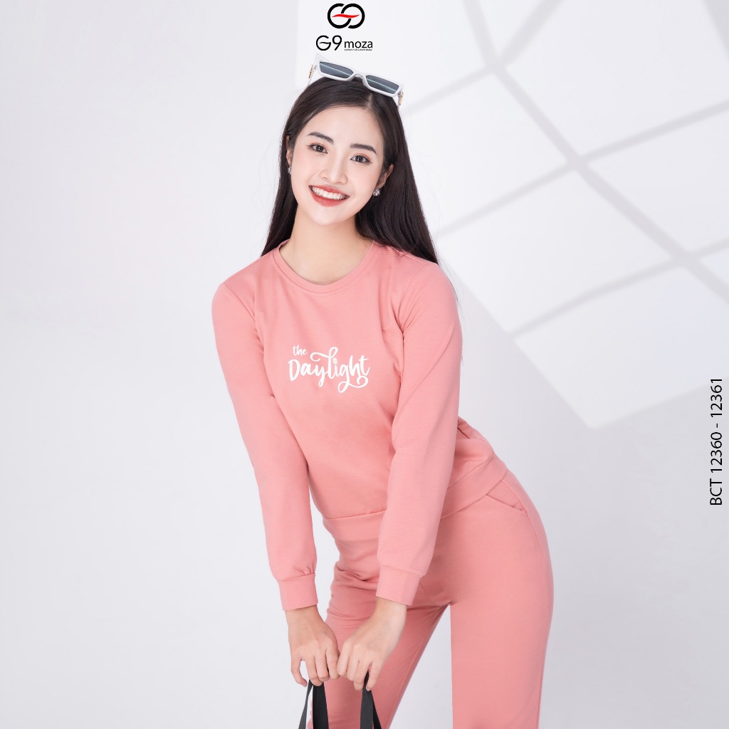 Bộ Cotoon G9moza 12360- 12361 với chất liệu da cá tạo nên phong cách trẻ trung năng động