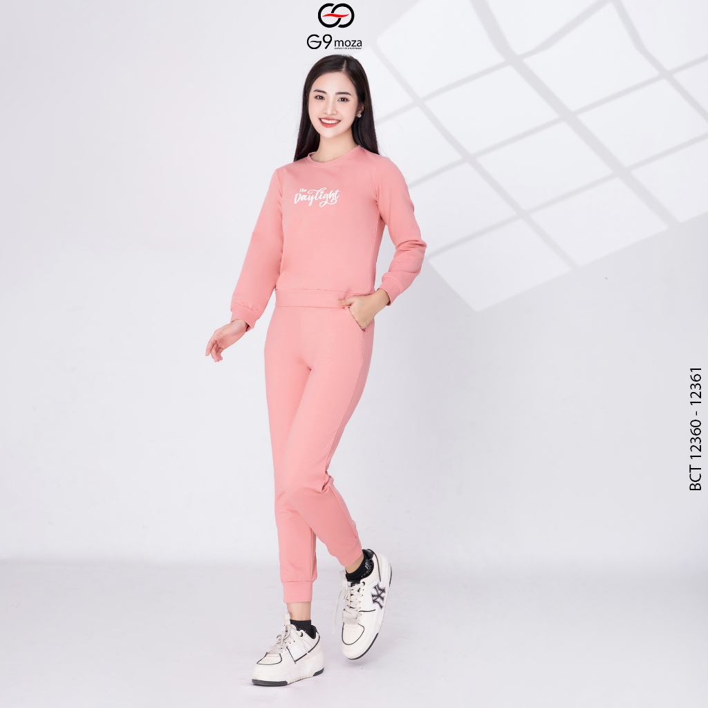 Bộ Cotoon G9moza 12360- 12361 với chất liệu da cá tạo nên phong cách trẻ trung năng động