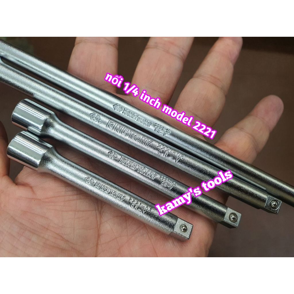 Khúc nối 1/4 inch kingtony 3" 75mm 4" 100mm 6" 150mm 10" 250mm model 222103 222104 222106