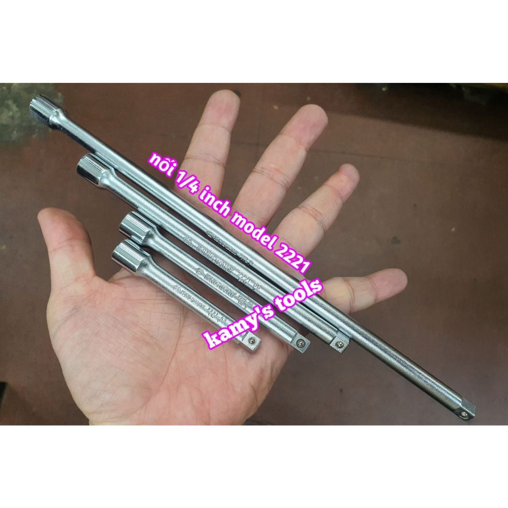 Khúc nối 1/4 inch kingtony 3" 75mm 4" 100mm 6" 150mm 10" 250mm model 222103 222104 222106