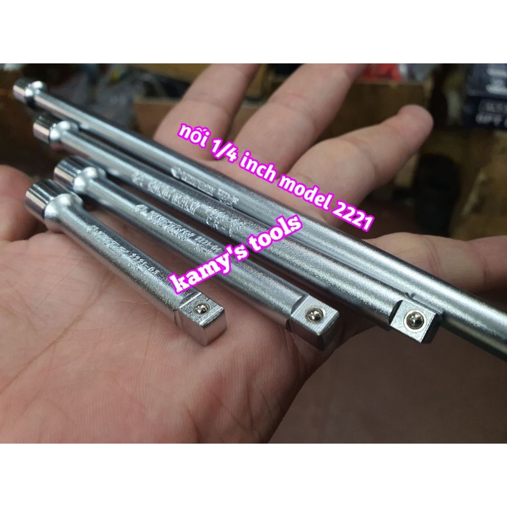 Khúc nối 1/4 inch kingtony 3" 75mm 4" 100mm 6" 150mm 10" 250mm model 222103 222104 222106