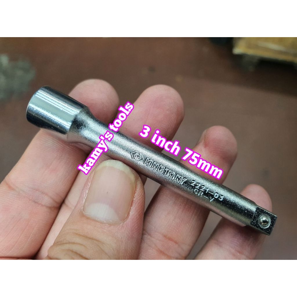 Khúc nối 1/4 inch kingtony 3" 75mm 4" 100mm 6" 150mm 10" 250mm model 222103 222104 222106