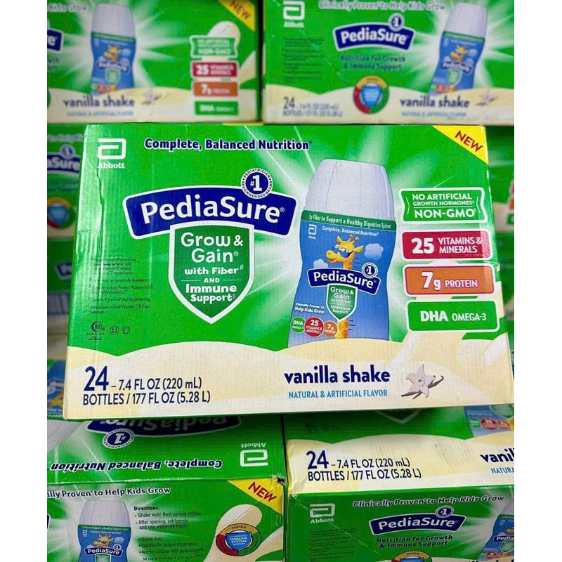 SỮA NƯỚC PEDIASURE FIBER  XANH LÁ 237 ML MỸ
