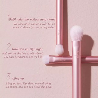 Bộ Cọ Mắt 3 Cây Real Techniques Daily Eye Essential