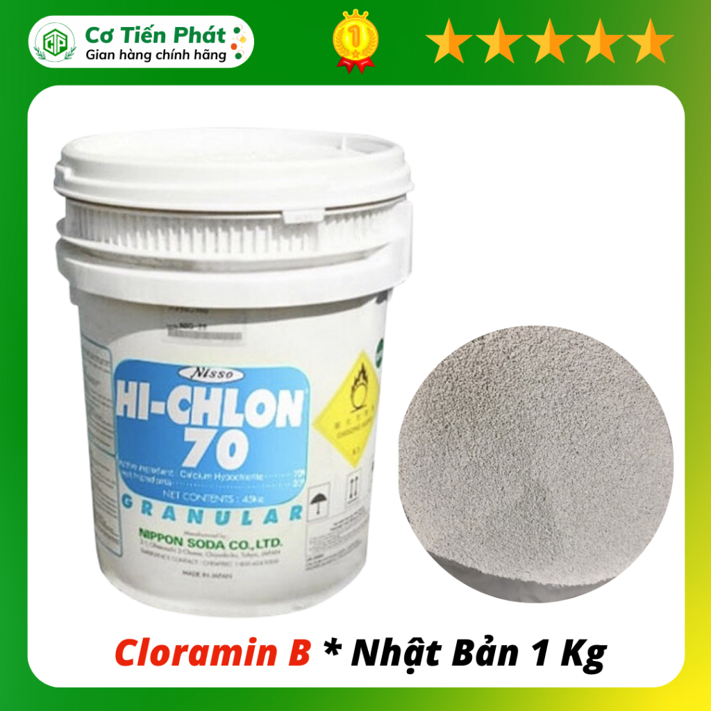 Bột Khử Khuẩn Clorin (Cloramin B Nhật Bản) 1 Kg
