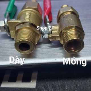 Van gạt khóa máy hơi máy nén khí (Đồng nguyên chất)