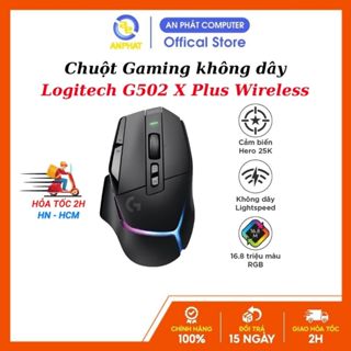 Chuột Logitech G502 X Plus Wireless Black