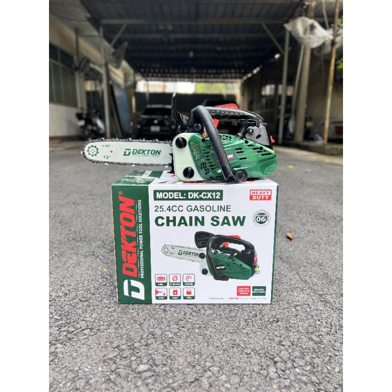 Cưa xích xăng dekton DK-CX12 lam xích dài 30cm, động cơ 2 thì