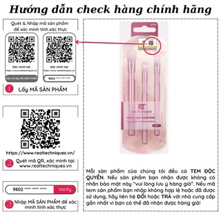 Bộ Cọ Mắt 3 Cây Real Techniques Daily Eye Essential