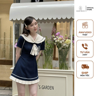 Váy Thiết Kế Nữ Chiết Eo SOLEIL ROOM Kiểu Dáng Học Sinh Nhật Bản Thanh Lịch SOHEE DRESS