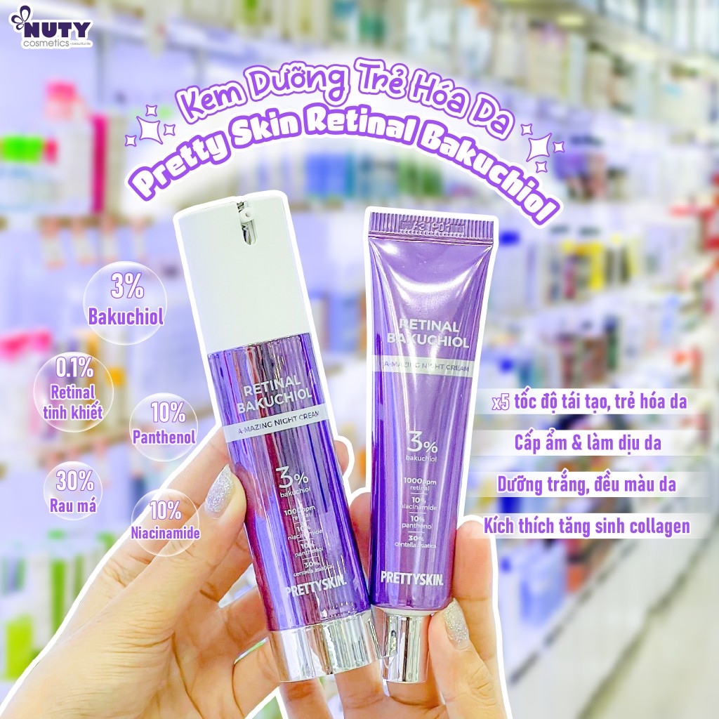 Kem Dưỡng Prettyskin Retinal Bakuchiol