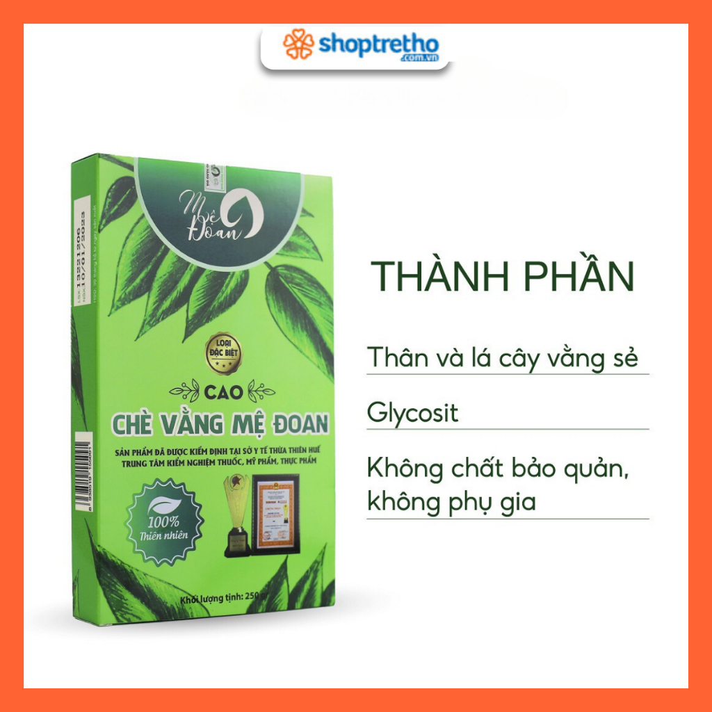 Cao chè vằng Mệ Đoan lợi sữa giảm cân cho mẹ sau sinh hộp 250gr