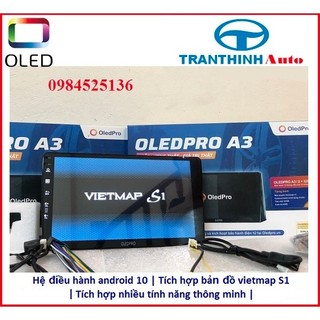 Màn hình android oledpro a3 -màn hình 9inch cho ô tô - chạy sim 4g, phát wifi,màn hình android oto