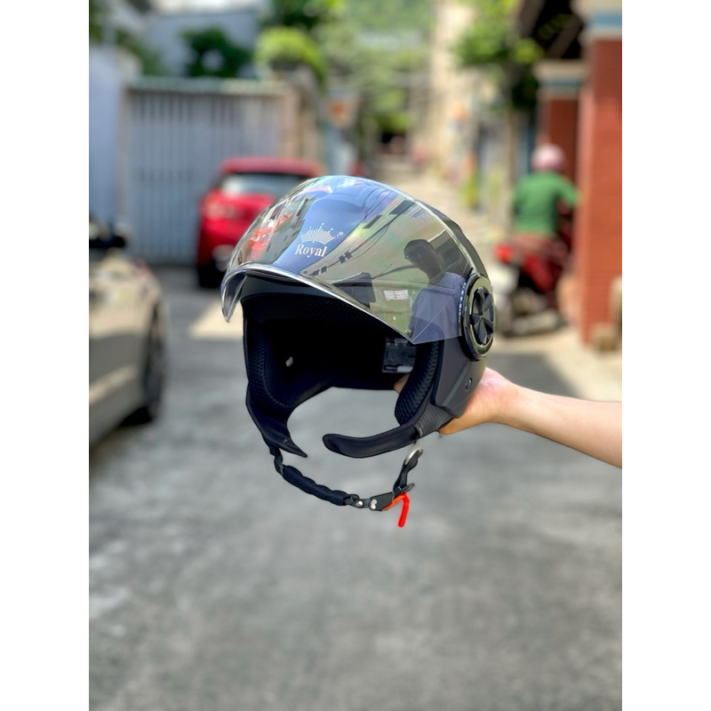 Mũ Bảo Hiểm 3/4 1 kính Royal M787 đủ màu lên logo KYT cực đẹp, Bảo Hành 12 tháng