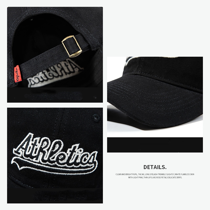 Mũ Lưỡi Trai Nón Kết Thời Trang Unisex Họa Tiết Chữ Athletica Thêu Nổi Đi Học Đi Chơi - SOLILA STORE