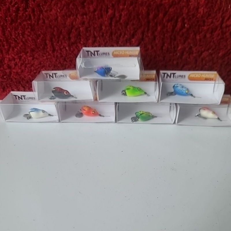 mồi câu lure nhái hơi mini MH24