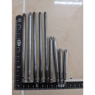 Mũi vít Dewalt ph2 15cm mới, mũi vít Ph1/Ph2 Japan 7.5cm, 10.5cm, 15cm hàng chất sài lướt chuôi ngắn cho máy vít Mỹ