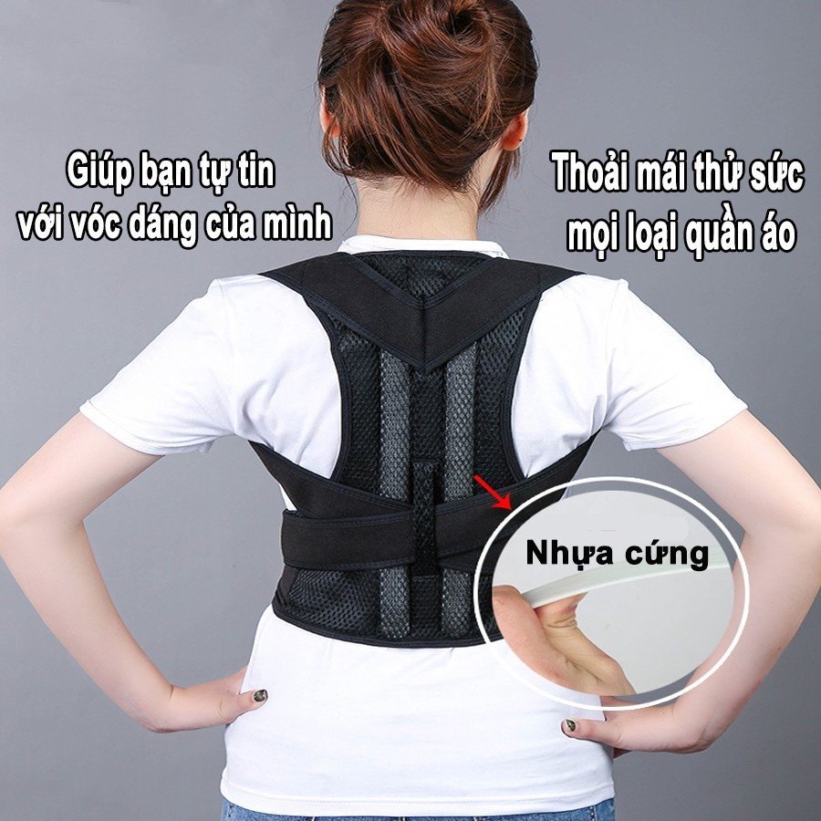 Đai Chống Gù Lưng Cao Cấp, Ngăn Ngừa Thoái Vị, Thoái Hóa Điều Chỉnh Dáng  Topbody - DAIGU05