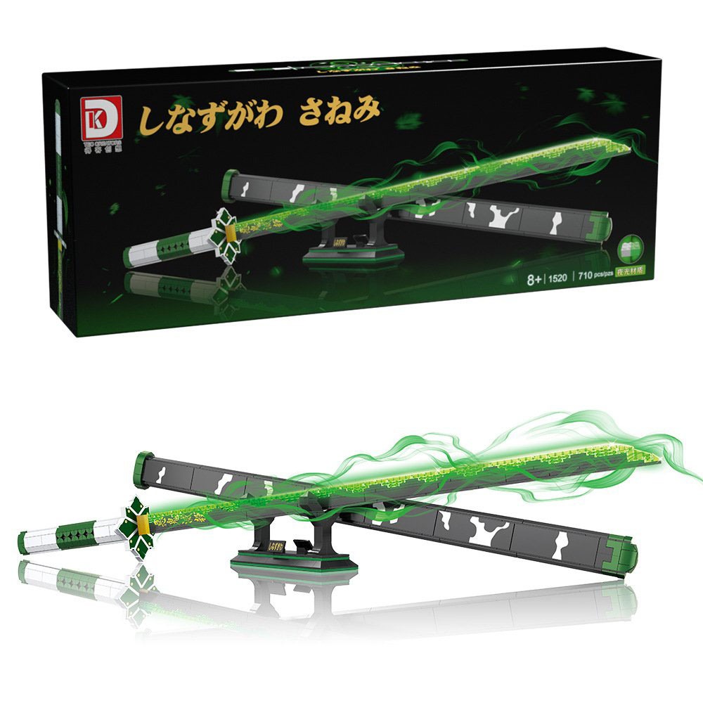 Đồ Chơi Lắp Ráp Lego Mô Hình Thanh Kiếm Sanemi Shinazugawa Của Phong Trụ Trong Kimetsu No Yaiba No.DK1520 Với 710+PCS