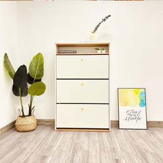 Tủ giày thông minh GP112.41 hiện đại 3 tầng 6 ngăn phòng khách sang trọng thương hiệu IGA