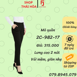 Thái Hoà Chính Hãng Quần tây đủ màu chất vải mềm giãn nhẹ 982