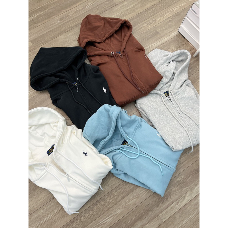 Áo khoác polo thêu nai xịn