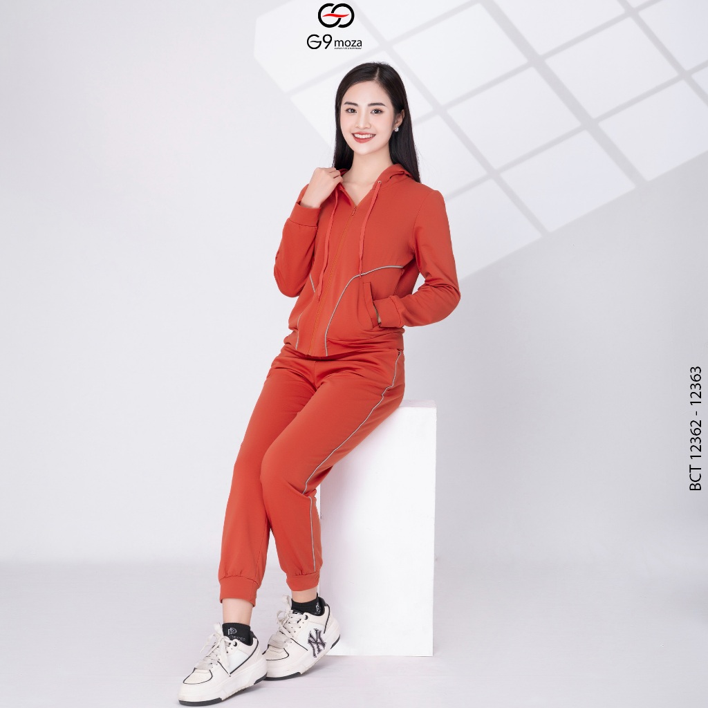 Bộ Cotoon G9moza 12362- 12363 với chất liệu da cá tạo nên phong cách trẻ trung năng động
