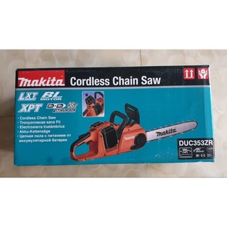 Máy cưa xích dùng pin makita duc353zr - 2 pin 18v. màu cam