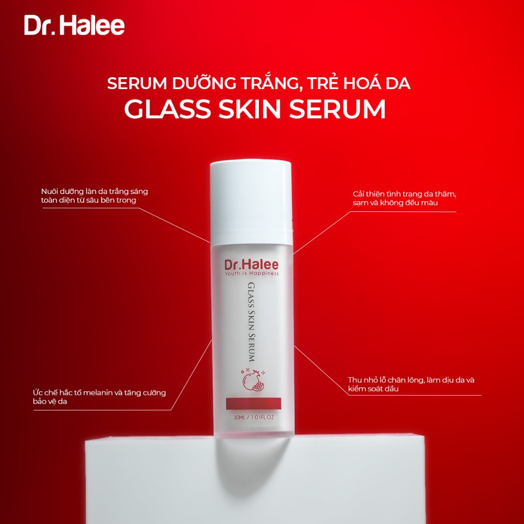 Serum Dưỡng Trắng Căng Bóng Da Dr.Halee 30ml