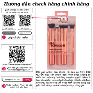 Bộ Cọ 4 Cây Real Techniques Flawless Base Set