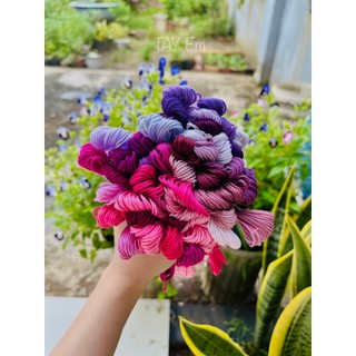[CHỈ THÊU AIRO] Set 50 Màu Chỉ Thêu Airo Tone Tím
