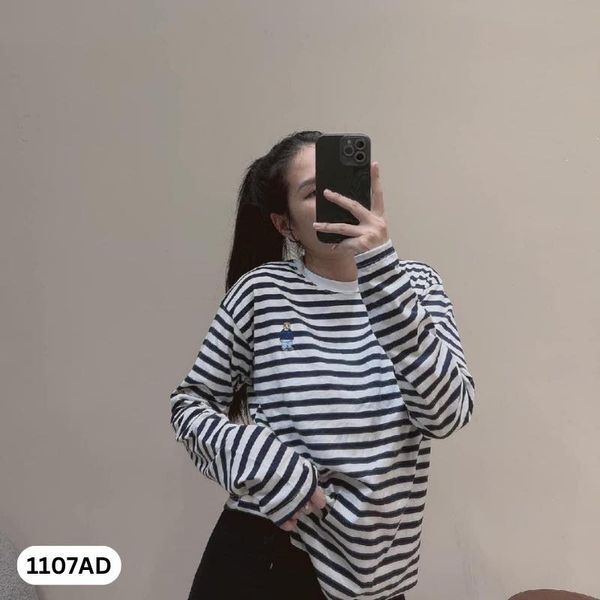 Áo Thun Dài Tay Thu Đông Hàng Quảng Châu Loại 1 1107AD